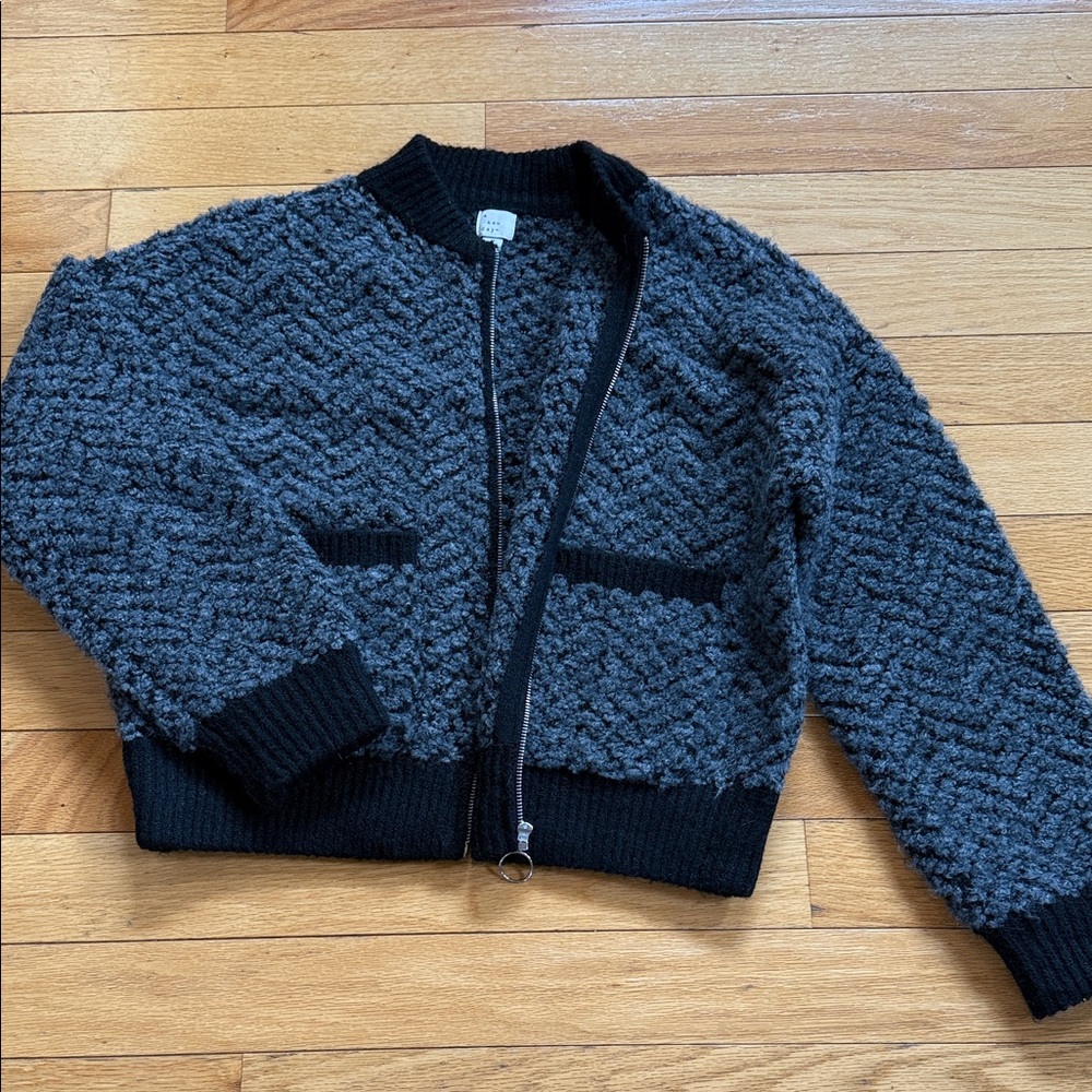 Cozy Black and Gray Jacket